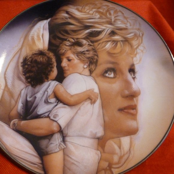 Decorative Plate of Princess Diana -Fine -Limited